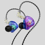 QKZ AK6 Max 3,5 mm in-ear-hörlurar, hi-fi-ljud, avtagbara trådbundna hörlurar, utan mikrofon
