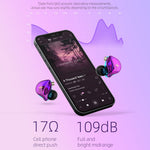QKZ ZXT (version med mikrofon), 3,5 mm trådbundna HiFi-hörlurar med kraftfull bas och ergonomisk in-ear-design för musik och spel