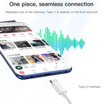 YESIDO YH38 for Huawei Wired Earphone Type-C Port Mobile Phone Wire Control Music Headset