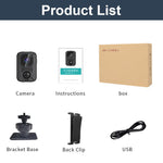MD31 1080P HD Mini Camera PIR Surveillance Monitor Camera Home Security Device Support 8-128G TF Card (Battery Powered)