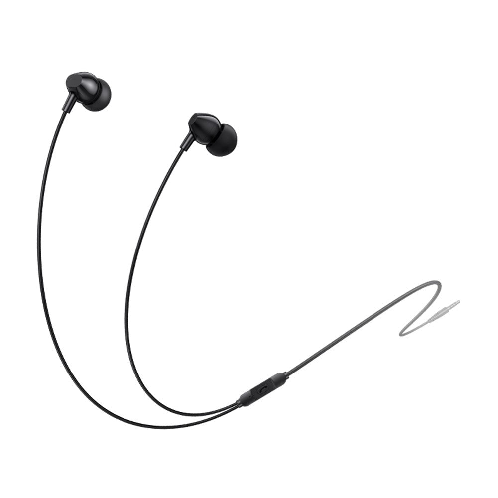 USAMS US-SJ594 EP-47 3.5mm In-Ear Wired Headset Lightweight Headphones TPE Wired Earphones with Sensitive Microphone / Button Control