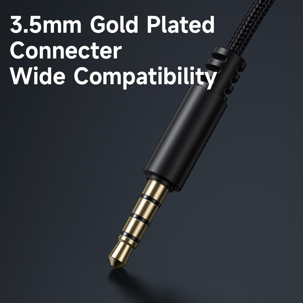 MCDODO HP-3500 MDD Wired Headphone with Microphone Volume Control 3.5mm Jack Stereo Sound Earphone