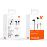 MCDODO HP-3500 MDD Wired Headphone with Microphone Volume Control 3.5mm Jack Stereo Sound Earphone