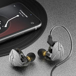 YANMAI H9 In-Ear Copper Driver Headphone 3.5mm Wired Earphone HiFi Sports Headset