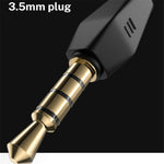JIANGSHENG K1 3,5 mm kabelbaseret headset HIFI Half-In-Ear-øretelefon Sportshovedtelefon til smartphone