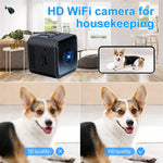 X2 1080 HD Night Vision WiFi Camera Motion Detection Mini Camera Home Surveillance Camera Monitor