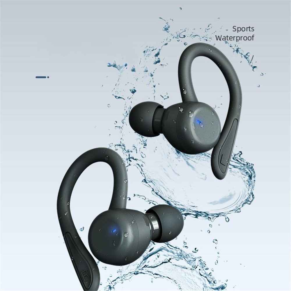 T40 Trådløse in-ear høretelefoner IPX6 Vandtæt Håndfri Touch-kontrol Bøjelige Sportshøretelefoner