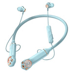 K1692 Neck-mounted Noise Canceling Bluetooth-compatible Earphone Cat Space Capsule RGB Light Wireless Headphone