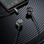 YESIDO YH40 3,5 mm-kontakt med trådanslutna hörlurar, hi-fi-ljud, musikhörlurar med mikrofon