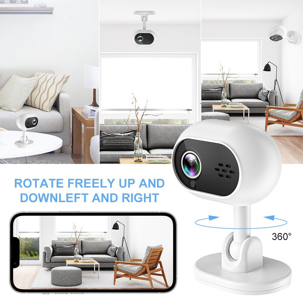 A4 Mini WiFi Home Security Cameras System with Playback, Two-Way Audio Baby Camera Monitor