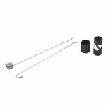 2m Wire Type-C+USB+Micro USB Endoscope Industrial Borescope Waterproof Inspection 7mm Snake Camera- Hard Wire
