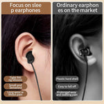 SM02 In-Ear Headphone Sleep Sound Insulation 3.5mm Wired Headset Music Earphone