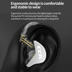 CAA CRA 3.5mm Wired Earbuds Headphones Stereo Earphones Noise Isolation in-Ear Headset