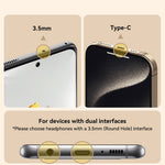 ESSAGER 1.2m Type-C Plug In-ear Headphones Sports Inline Control Earphones