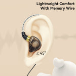 ESSAGER 1.2m Type-C Plug In-ear Headphones Sports Inline Control Earphones