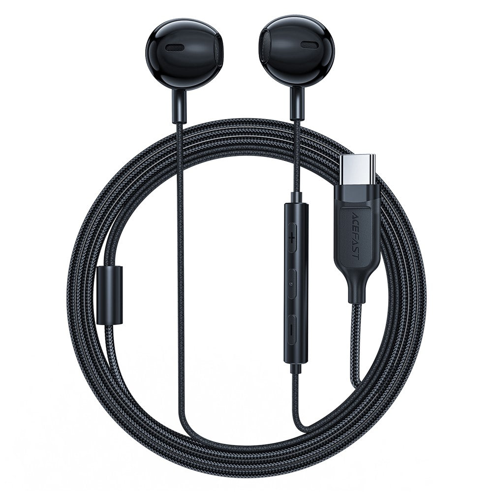 ACEFAST L2 For Phone / Tablet Clear Sound 1.2m USB-C Wired Earphones with Mic