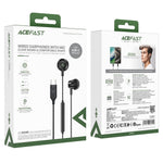 ACEFAST L2 For Phone / Tablet Clear Sound 1.2m USB-C Wired Earphones with Mic