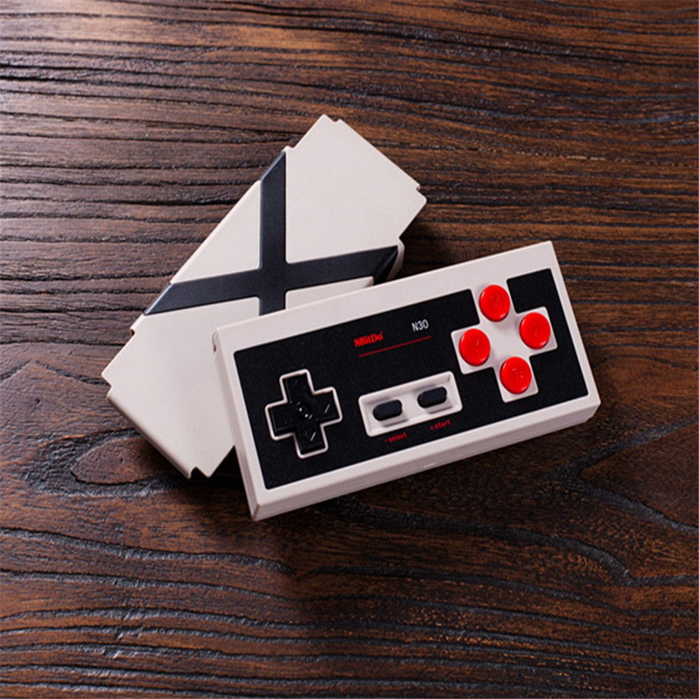 8Bitdo N30 Black Version Wireless Bluetooth-compatible Game Handle Support Steam Android Computer MAC