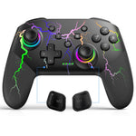 DATA FROG S80 Elite Edition Controller for Nintendo Switch / Switch Lite / OLED / PC Wireless Bluetooth-compatible Game Console, Lightning Pattern