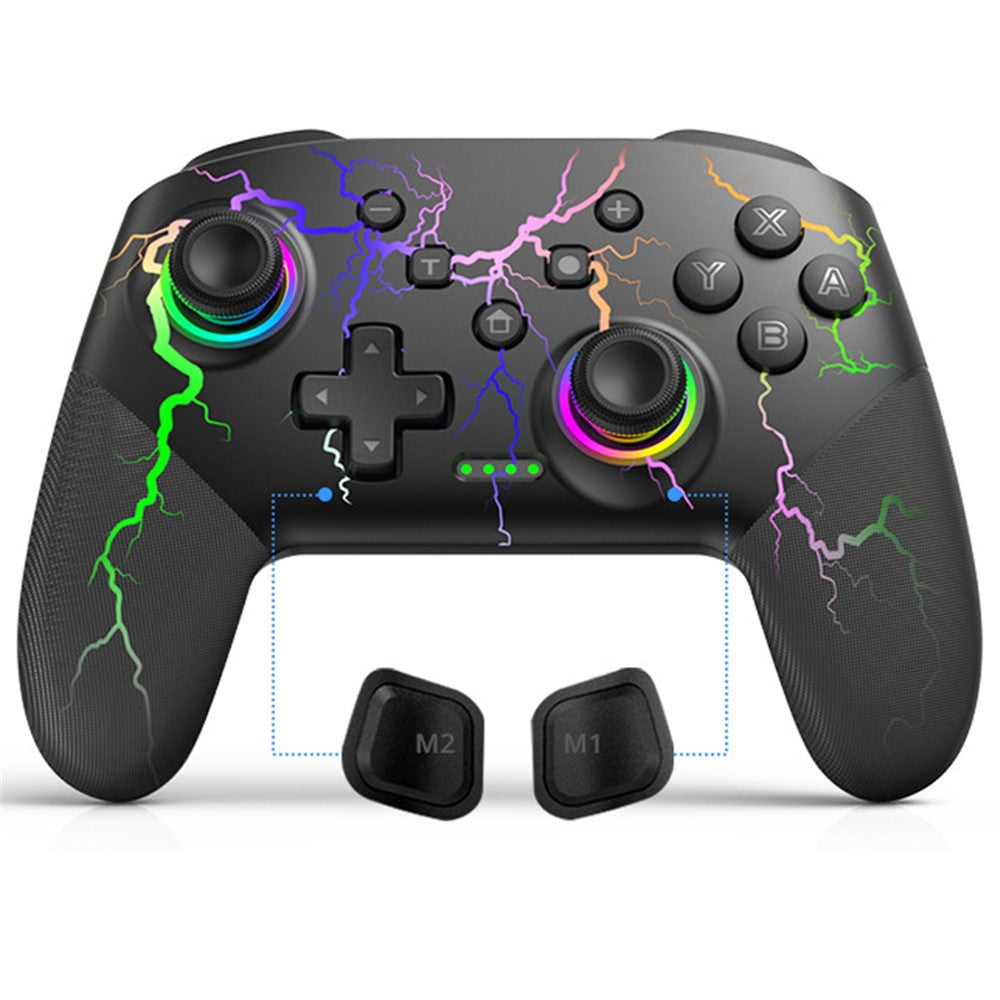 DATA FROG S80 Elite Edition Controller for Nintendo Switch / Switch Lite / OLED / PC Wireless Bluetooth-compatible Game Console, Lightning Pattern