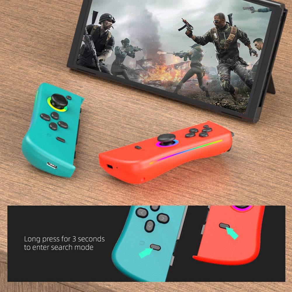 DATA FROG For Nintendo Switch 6-axis Gyro Vibration Joy-Con Controller Bluetooth-compatible Gamepad