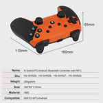 HONSON HS-SW520 Bluetooth-compatible Gamepad NFC 6-Axis Vibration Turbo Game Controller for Nintendo Switch / PC / Android Phone