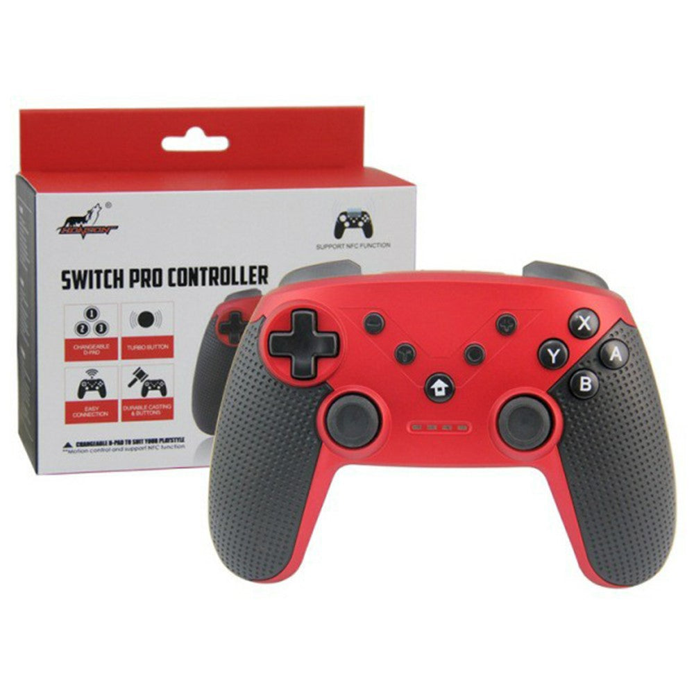 HONSON HS-SW520 Bluetooth-compatible Gamepad NFC 6-Axis Vibration Turbo Game Controller for Nintendo Switch / PC / Android Phone