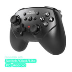 DATA FROG Bluetooth-compatible Gamepad 6-Axis Gyro Sensor Turbo Game Controller for Nintendo Switch / PC / Android Phone