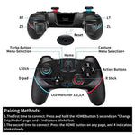 DATA FROG SW01 Gamecontroller Indbygget 6-akset Gyro Gamepad til Nintendo Switch / Switch Pro / PC