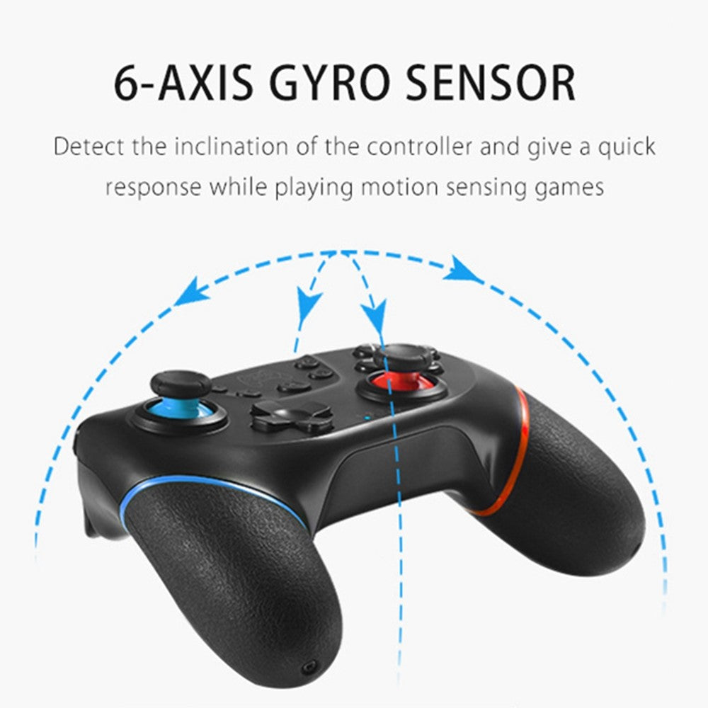 DATA FROG SW01 Gamecontroller Indbygget 6-akset Gyro Gamepad til Nintendo Switch / Switch Pro / PC