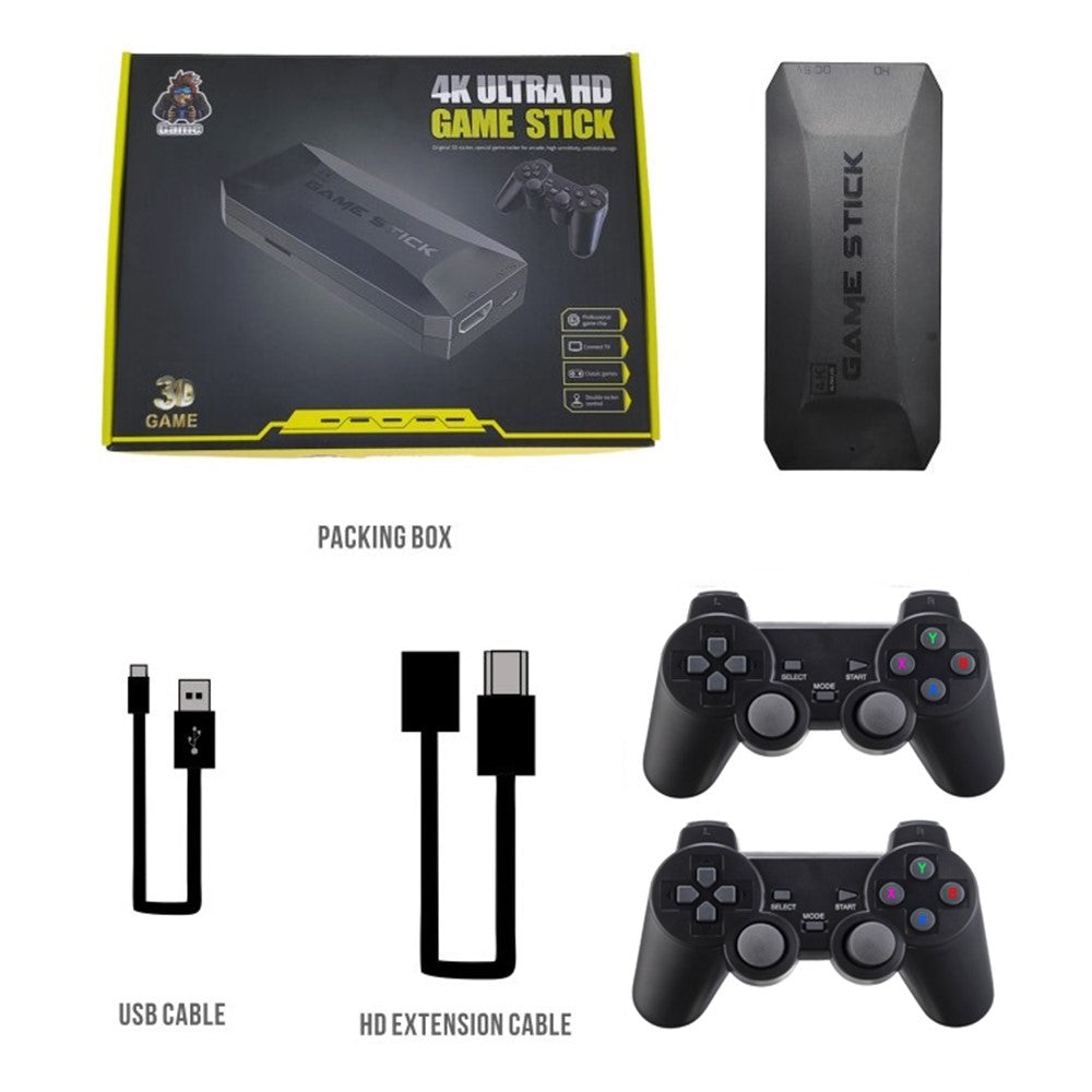 M16 128G Indbygget 30000 Spil HD TV Spillekonsol med Trådløs Controller til To Spillere