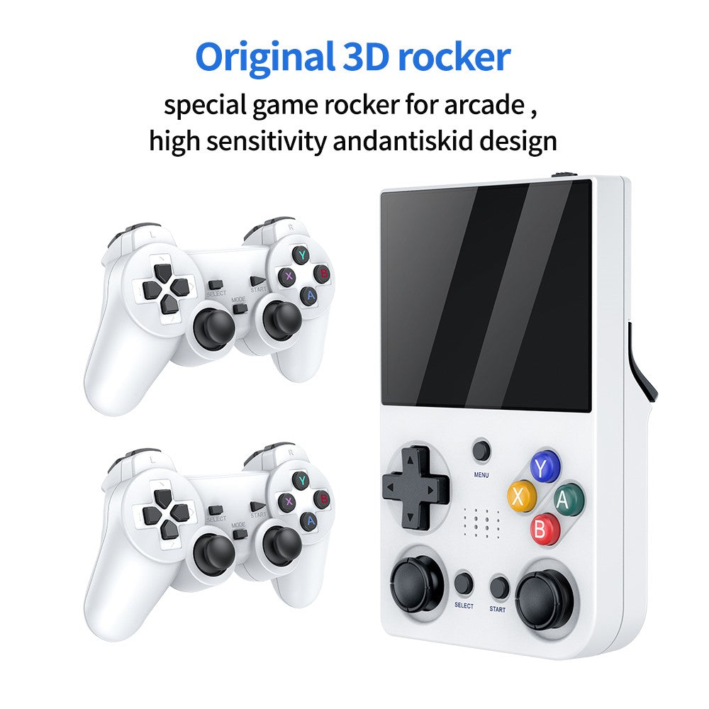 M21 3.5-inch Screen HD Game Machine Two-Player Handheld Game Console, 128G Memory Card / 30000 Games