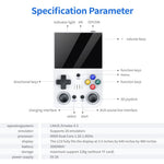 M21 3.5-inch Screen HD Game Machine Two-Player Handheld Game Console, 128G Memory Card / 30000 Games
