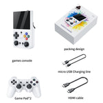 M21 3.5-inch Screen HD Game Machine Two-Player Handheld Game Console, 128G Memory Card / 30000 Games