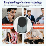 A1 32GB Magnetic Phone Call Recorder Rechargeable Voice-Activated Noise Reduction Audio Recorder