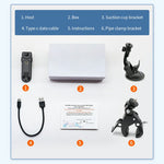 C10 8GB HD 1080P Night Vision Camera Sound Video Recording Device Back Clip Design Voice Recorder