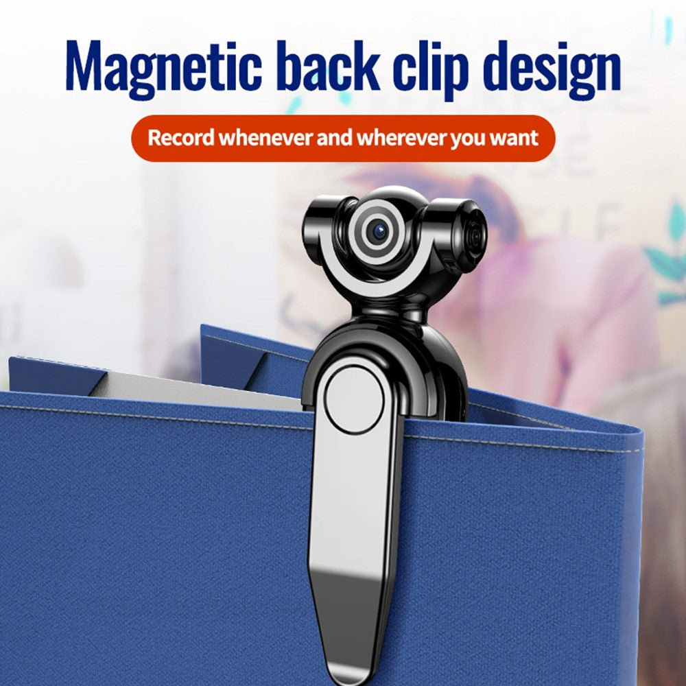 C11 128GB Digital Audio Voice Recorder HD 1080P Rotation Camera Lens Loop Recording Device