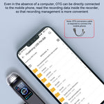 Q99 8 GB digital lydoptager MP3-afspiller støjreducerende optageenhed