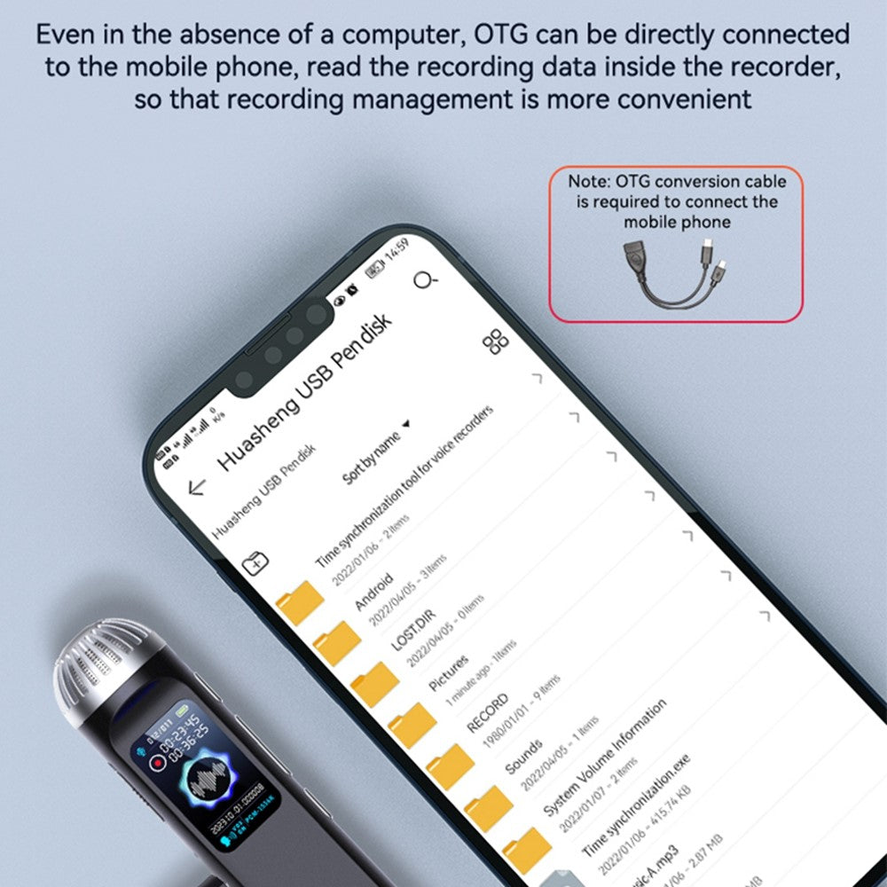 Q99 4 GB digital lydoptager MP3-afspiller støjreduktion optageenhed