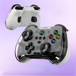 Z01X Transparent Design Bluetooth-compatible Gamepad Six-Axis Dual Motor Vibration Game Controller