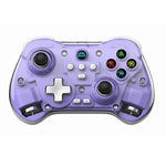Z01X Transparent Design Bluetooth-compatible Gamepad Six-Axis Dual Motor Vibration Game Controller