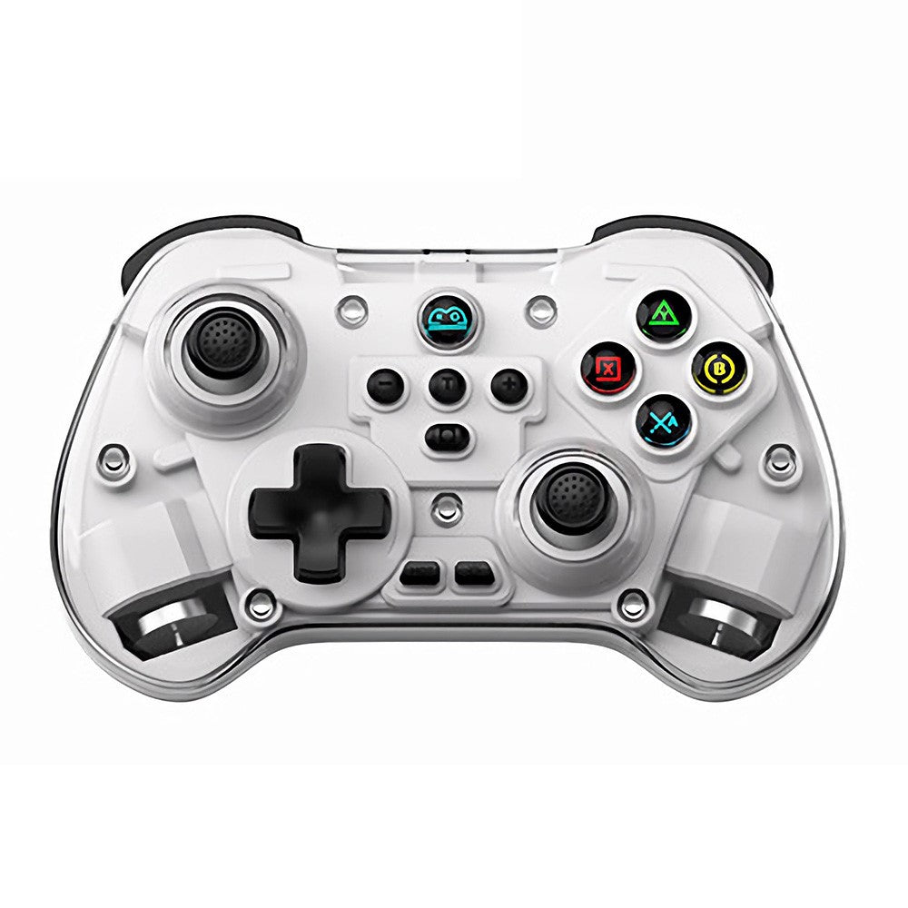 Z01X Transparent Design Bluetooth-compatible Gamepad Six-Axis Dual Motor Vibration Game Controller