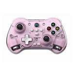 Z01X Transparent Design Bluetooth-compatible Gamepad Six-Axis Dual Motor Vibration Game Controller
