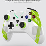 HY-4206 Water Transfer Printing for Xbox / PS3 / PC 2.4G Wireless Gamepad Turbo Dual Vibration Six-Axis Game Controller