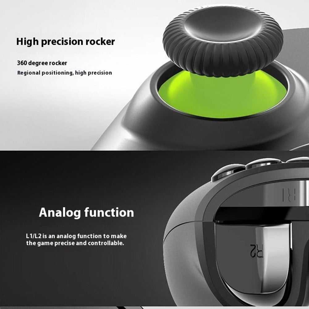 HY-4206 Water Transfer Printing for Xbox / PS3 / PC 2.4G Wireless Gamepad Turbo Dual Vibration Six-Axis Game Controller