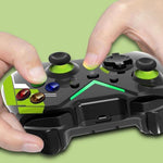 HY-4206 Water Transfer Printing for Xbox / PS3 / PC 2.4G Wireless Gamepad Turbo Dual Vibration Six-Axis Game Controller