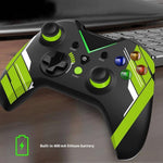 HY-4206 Water Transfer Printing for Xbox / PS3 / PC 2.4G Wireless Gamepad Turbo Dual Vibration Six-Axis Game Controller
