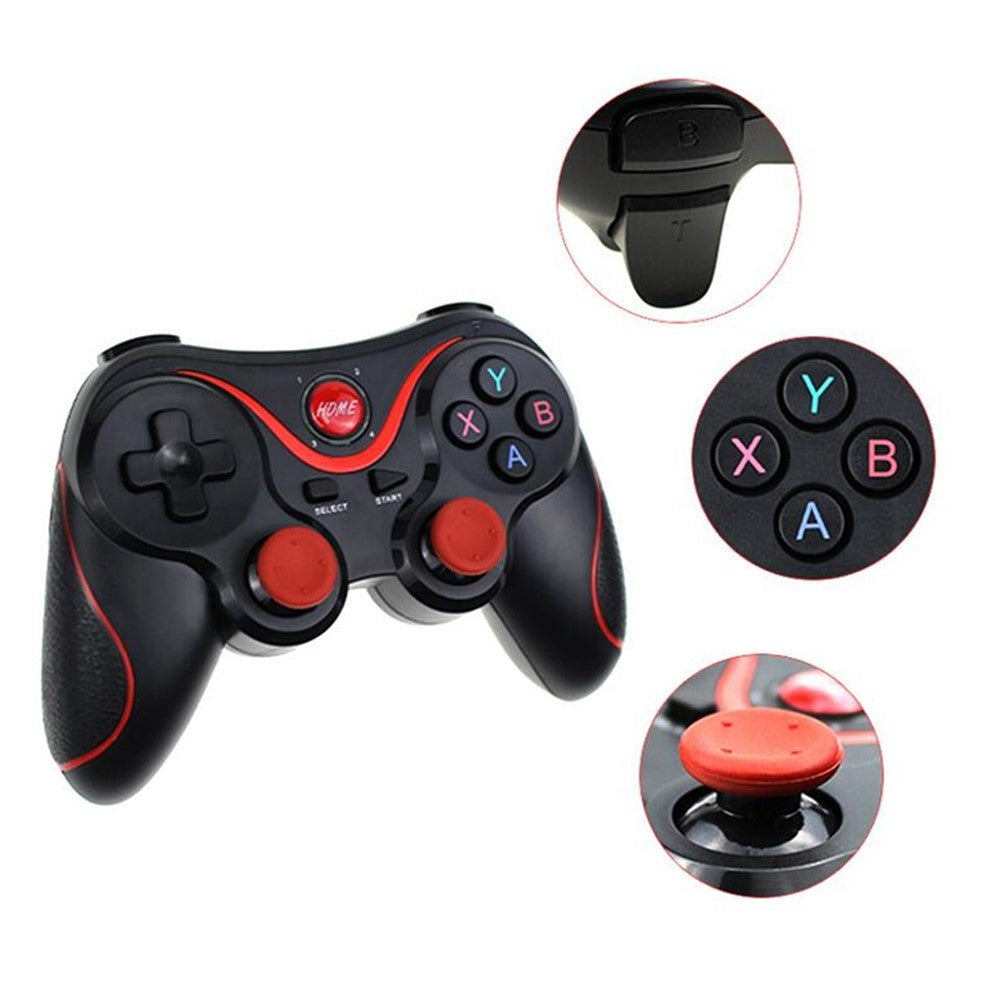 X3 Wireless Bluetooth-compatible Gamepad Handle Controller, Supports iOS Android Windows Systems