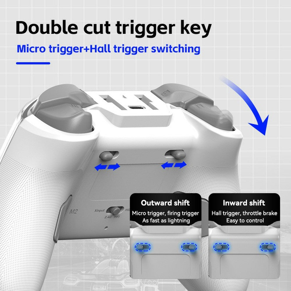 Z04 Wireless Game Controller Bluetooth-compatible Gamepad with Charging Base for Nintendo Switch / Computer / Android / iOS