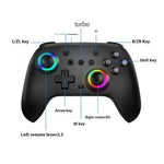 SW-01146-B For Nintendo Switch Pro Wireless Game Controller for Switch Pro Back Button Wake Function Bluetooth-compatible Gamepad